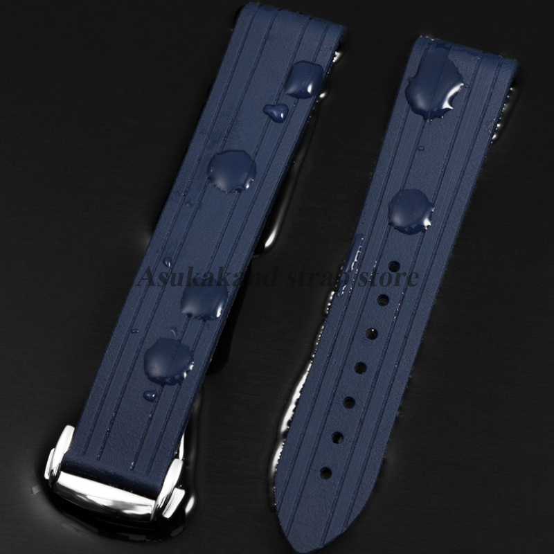Curved End Rubber Silicone Wat - Omega Watch Seamaster review and price