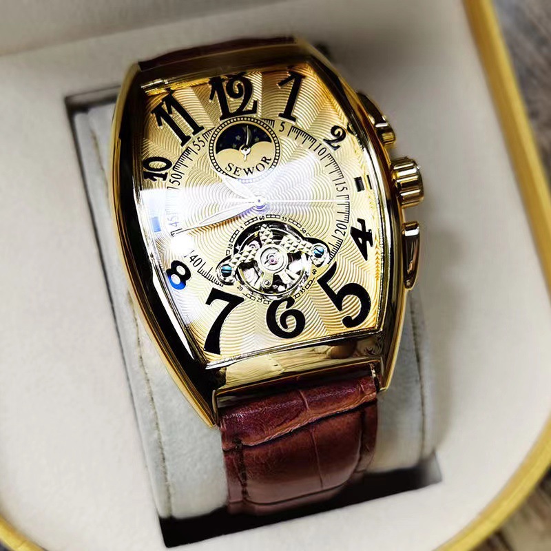 SEWOR Mechanical Watch Men Gol - Seiko Watch Prospex review and price