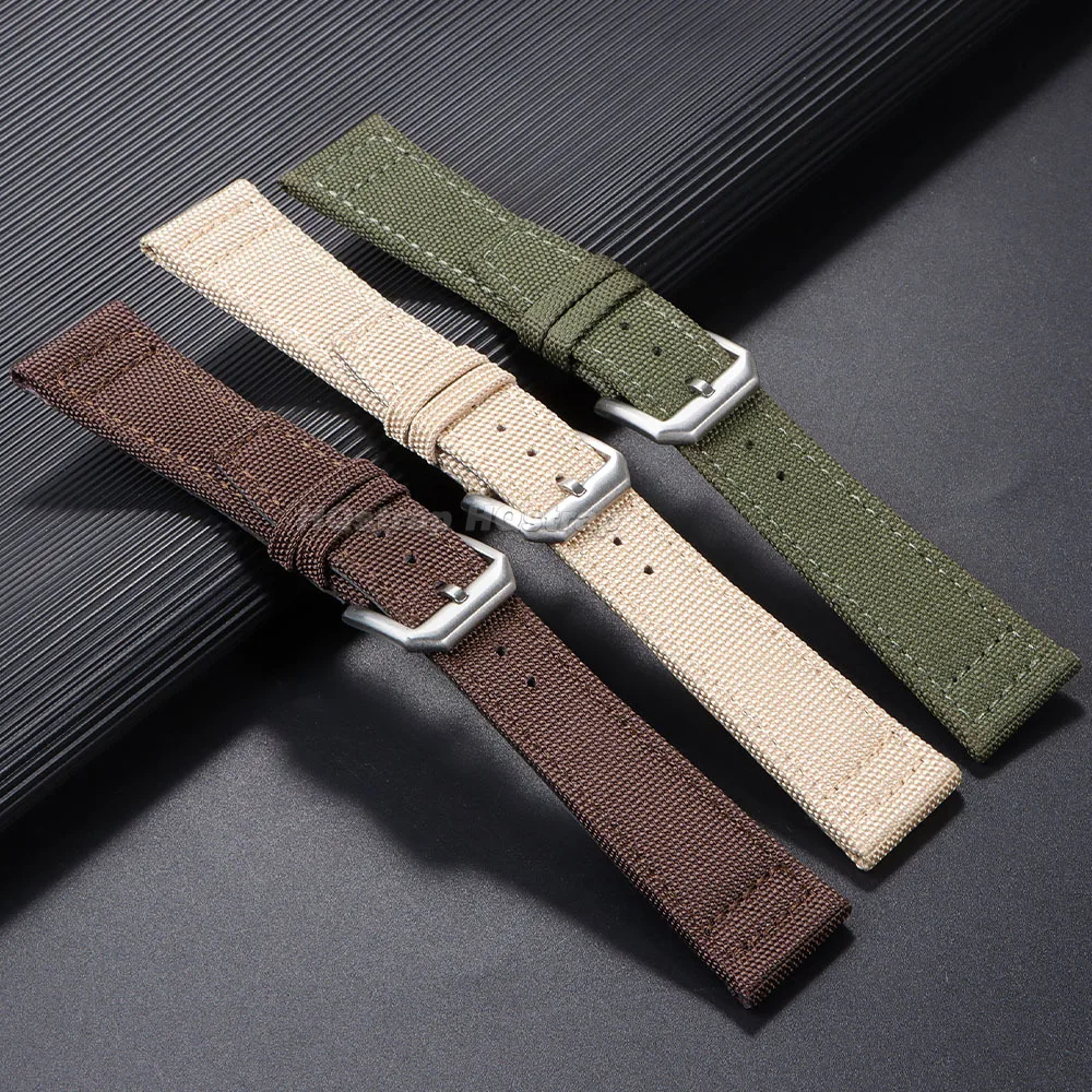 Nylon Canvas Watch Strap for I - Suede Strap Watch review and price