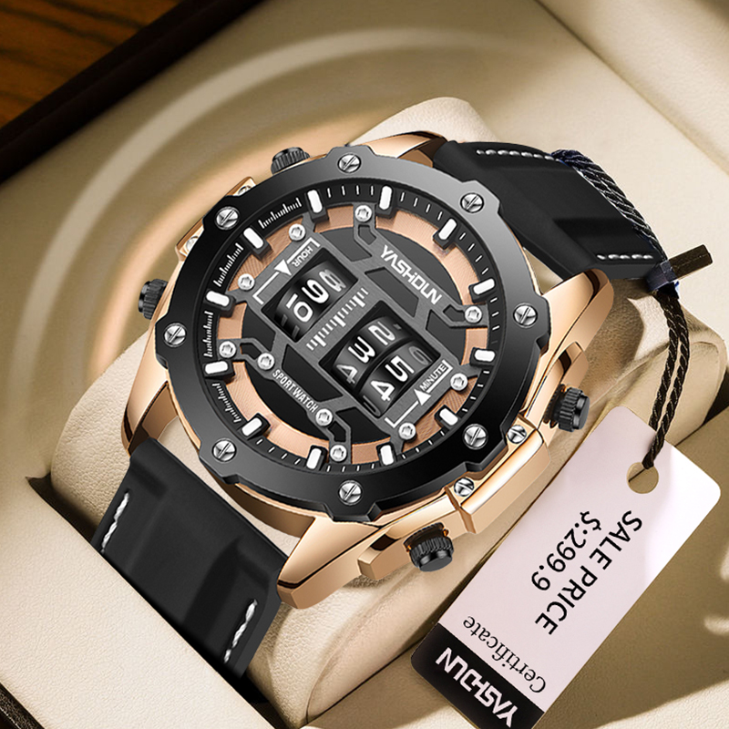 Creative Watche Digital Quartz - Leather Watch Band Men review and price