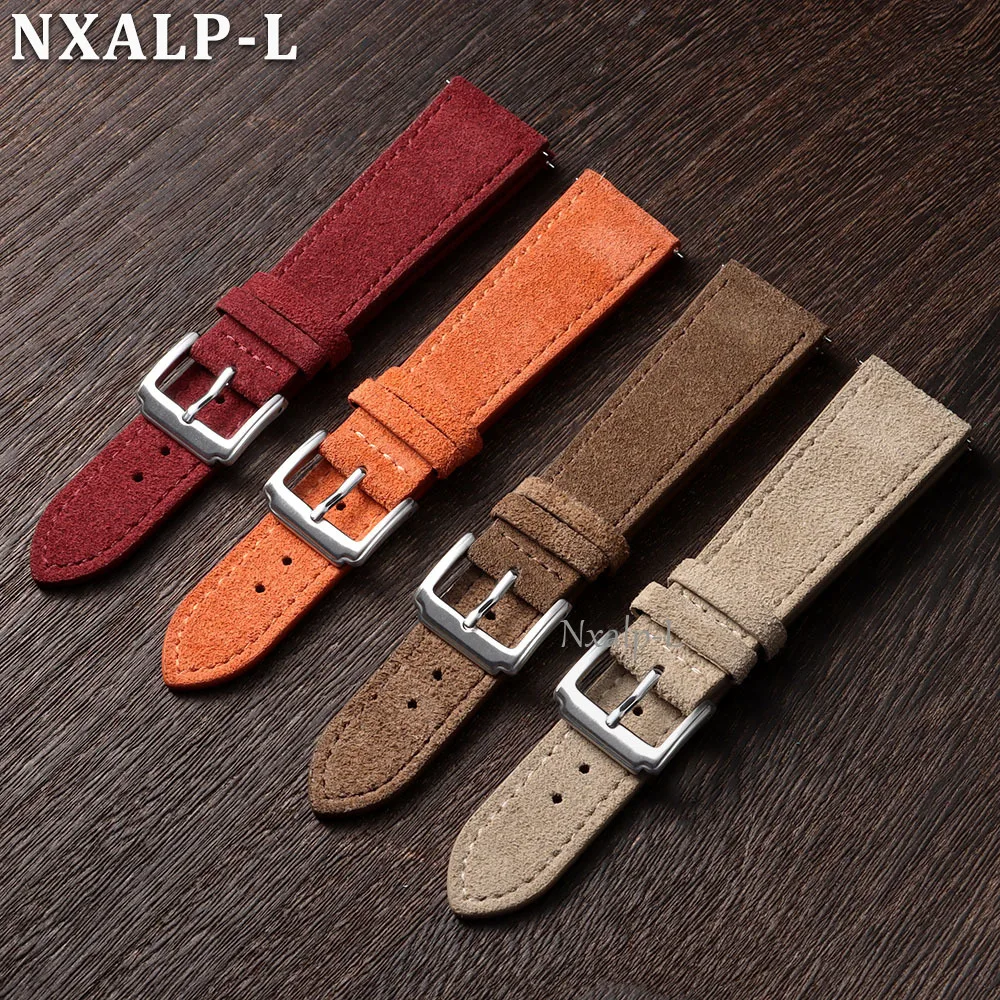 Durable Suede Cowhide Watch St - Suede Strap Watch review and price