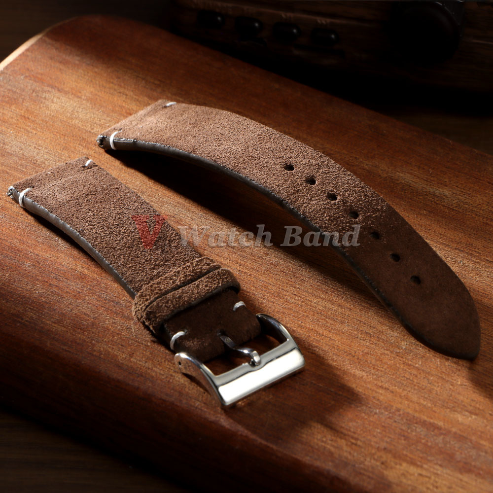 20mm 22mm High Quality Suede C - Suede Strap Watch review and price