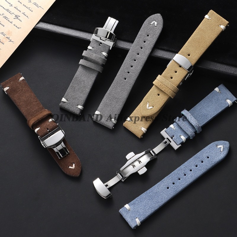 18mm 20mm 22mm Quick Release S - Suede Strap Watch review and price