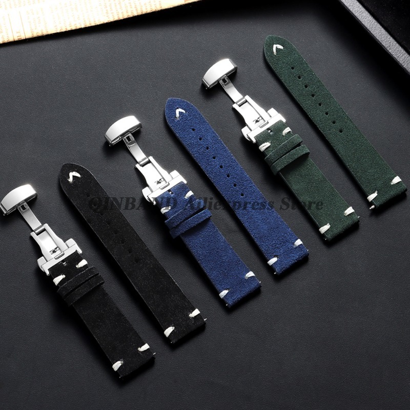 18mm 20mm 22mm Quick Release S - Suede Strap Watch review and price