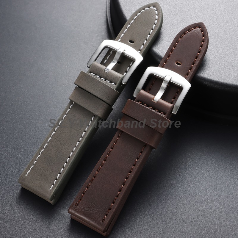 Genuine Leather Watchband 18mm - Suede Strap Watch review and price