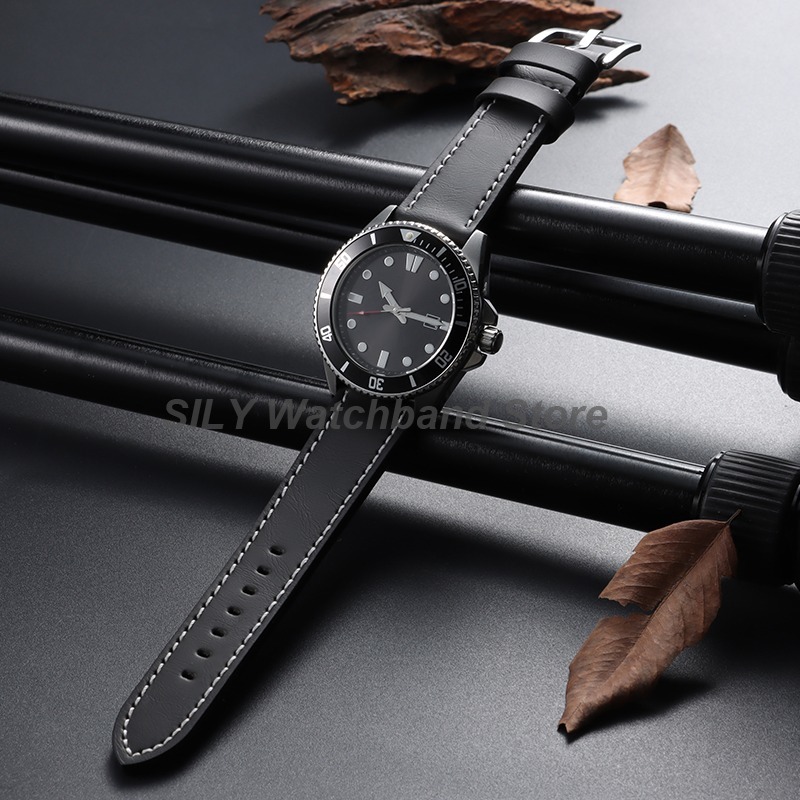 Genuine Leather Watchband 18mm - Suede Strap Watch review and price