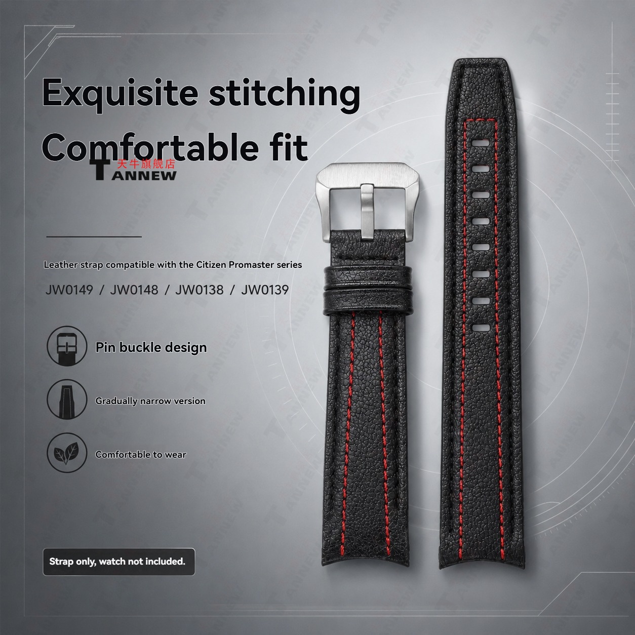Cowhide Leather Watch Band for - Citizen Watch Promaster review and price
