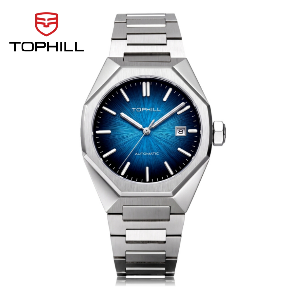 TOPHILL 39mm Miyota 8215 Mecha - Butterfly Clasp Deployant review and price