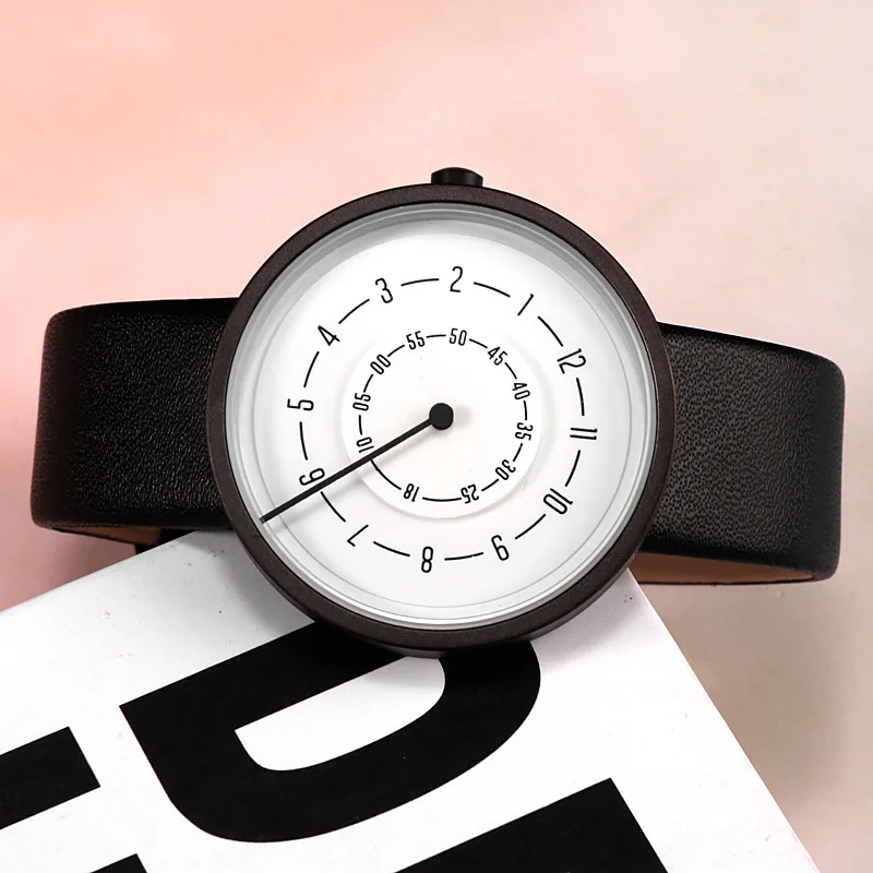 2020 Creative Watches Fashion  - Leather Watch Band Men review and price