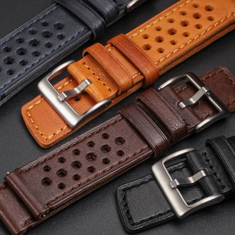 Hemsut Cowhide Watch Band Quic - Leather Strap Quick Release review and price