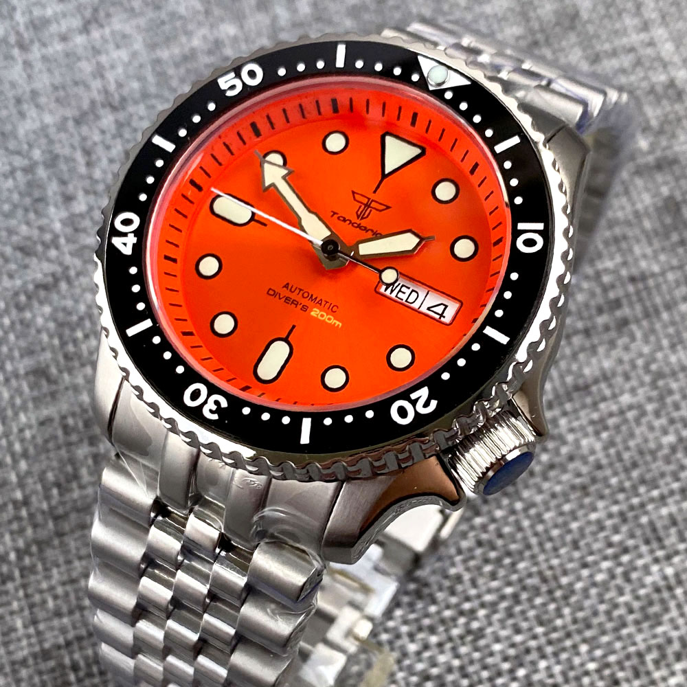 Tandorio Mod NH36A Weekday Dat - Seiko Watch Prospex review and price