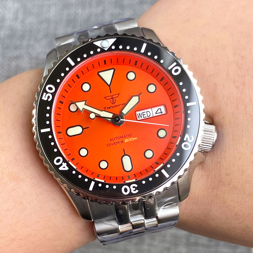 Tandorio Mod NH36A Weekday Dat - Seiko Watch Prospex review and price